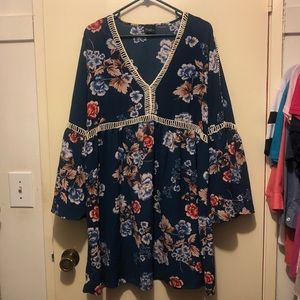 flowy floral dress!
